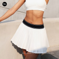 Custom Fitness Girls Dress High Waist Breathable Women Workout One Piece Yoga Sports Skirt with Pants Summer